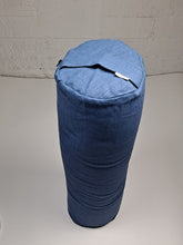 Ladda upp bild till gallerivisning, Yogabolster linne - Jeansblå