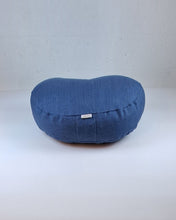 Ladda upp bild till gallerivisning, Meditationskudde linne - Jeansblå