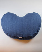 Ladda upp bild till gallerivisning, Meditationskudde linne - Jeansblå