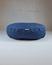 Ladda upp bild till gallerivisning, Meditationskudde linne - Jeansblå
