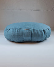 Ladda upp bild till gallerivisning, Meditationskudde linne - Ljusblå