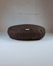 Ladda upp bild till gallerivisning, Meditationskudde linne - Mörkbrun