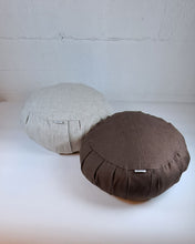 Ladda upp bild till gallerivisning, Zafu linne - Mörkbrun