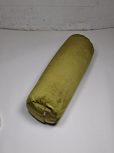 Yogabolster sammet - Lime