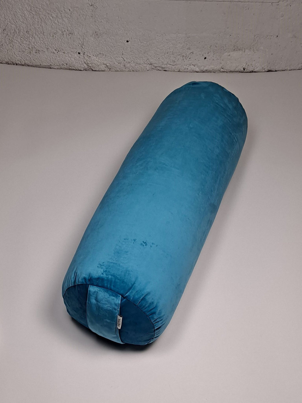 Yogabolster sammet - Turkos
